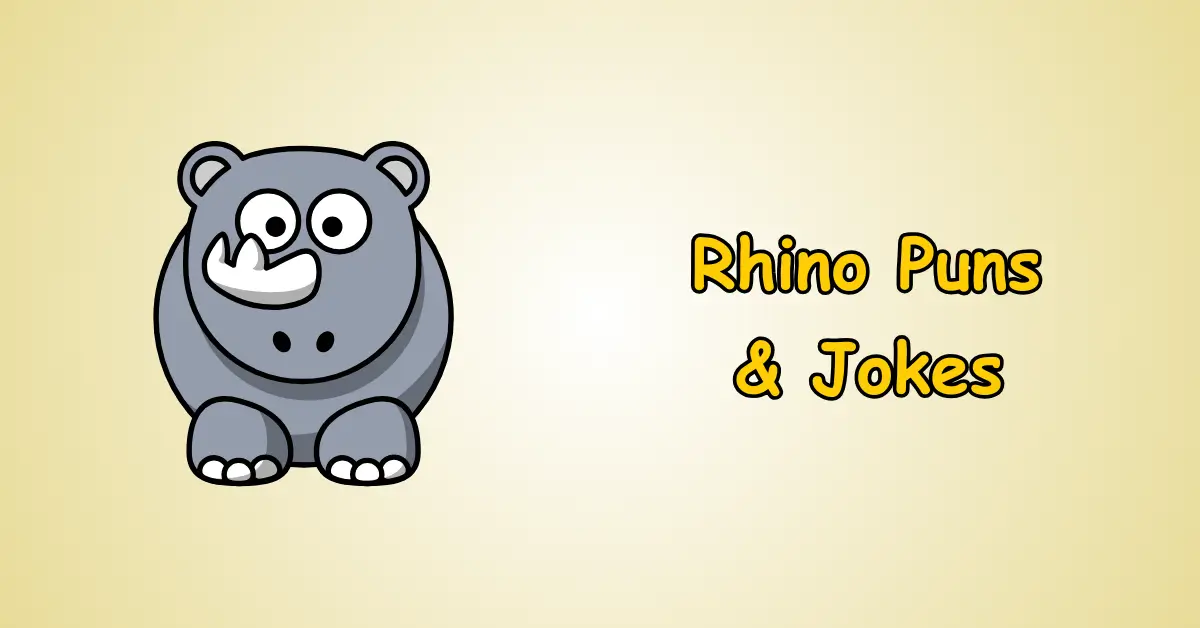 Rhino Puns and Jokes