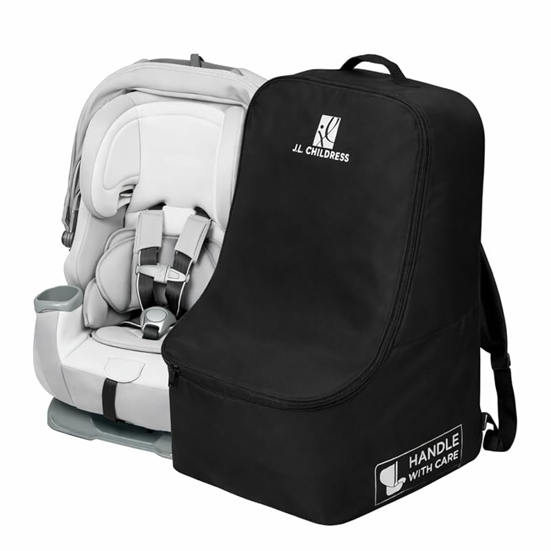 J.L. Childress Padded Backpack Car Seat Bag, Fits Most Infant Carriers