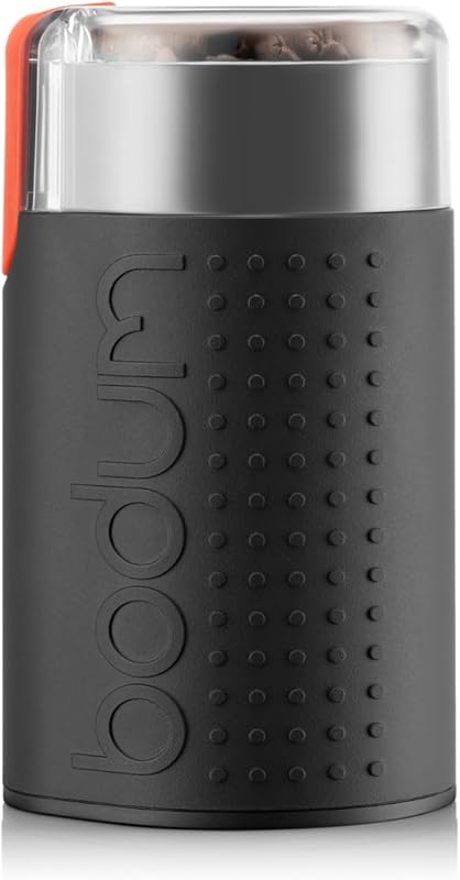 Bodum Bistro Electric Blade Coffee Grinder in Black for Fast and Easy 
