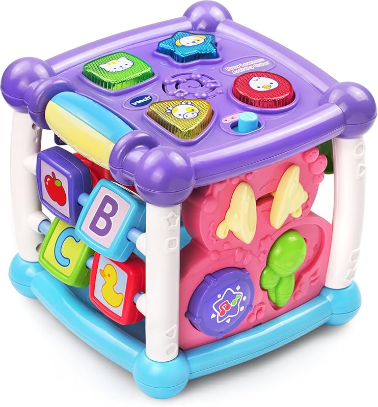 VTech Busy Learners Activity Cube with Interactive Learning Games, Mus
