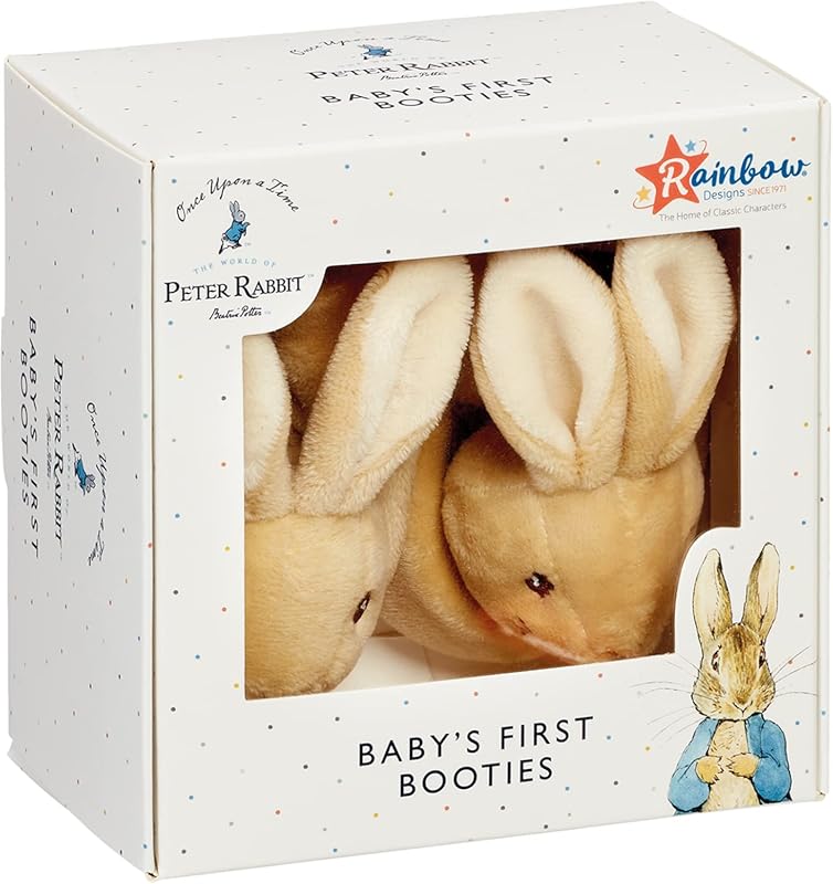 Peter Rabbit Soft and Cozy Baby’s First Booties for Newborns