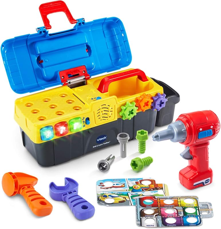 VTech Drill and Learn Toolbox Interactive Educational Toy for Toddlers