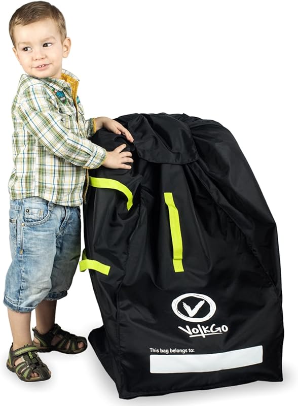 V VOLKGO Car Seat Travel Bag for Airplane with Padded Backpack Straps,