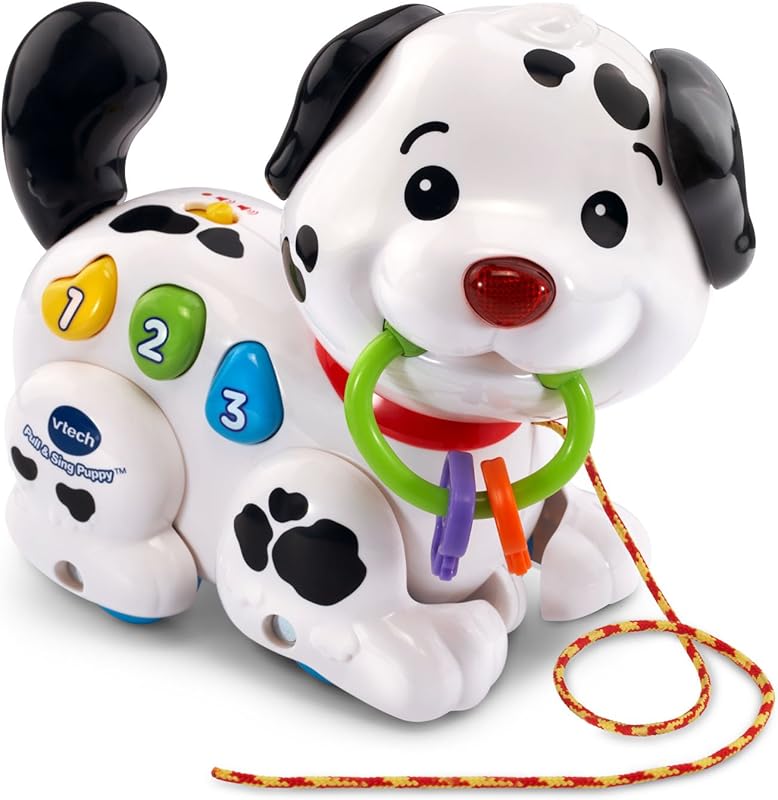 VTech Pull and Sing Puppy, Interactive Musical Toddler Toy for Early L
