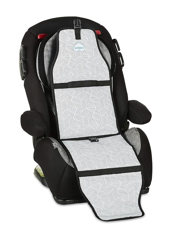 Black and White Durable Baby Car Seat Cooling Pad, Comfortable and Bre