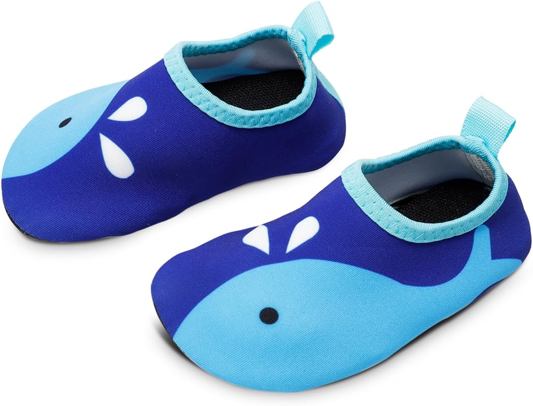 Toddler Water Shoes for Kids, Lightweight Aqua Socks for Boys & Girls,
