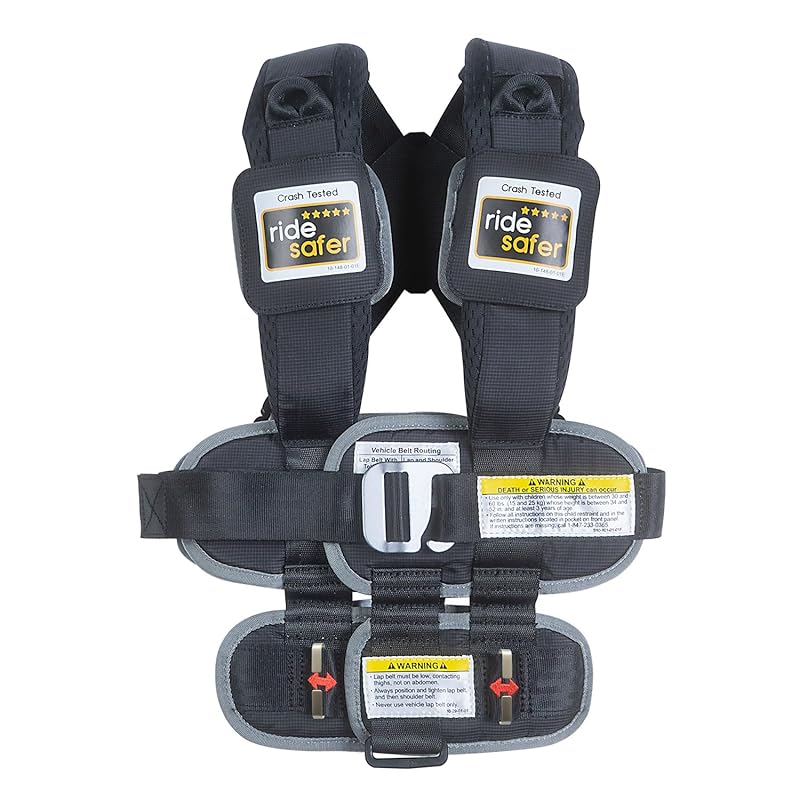 RideSafer Gen 5 Lightweight Compact Portable Car Seat, Ideal for Trave