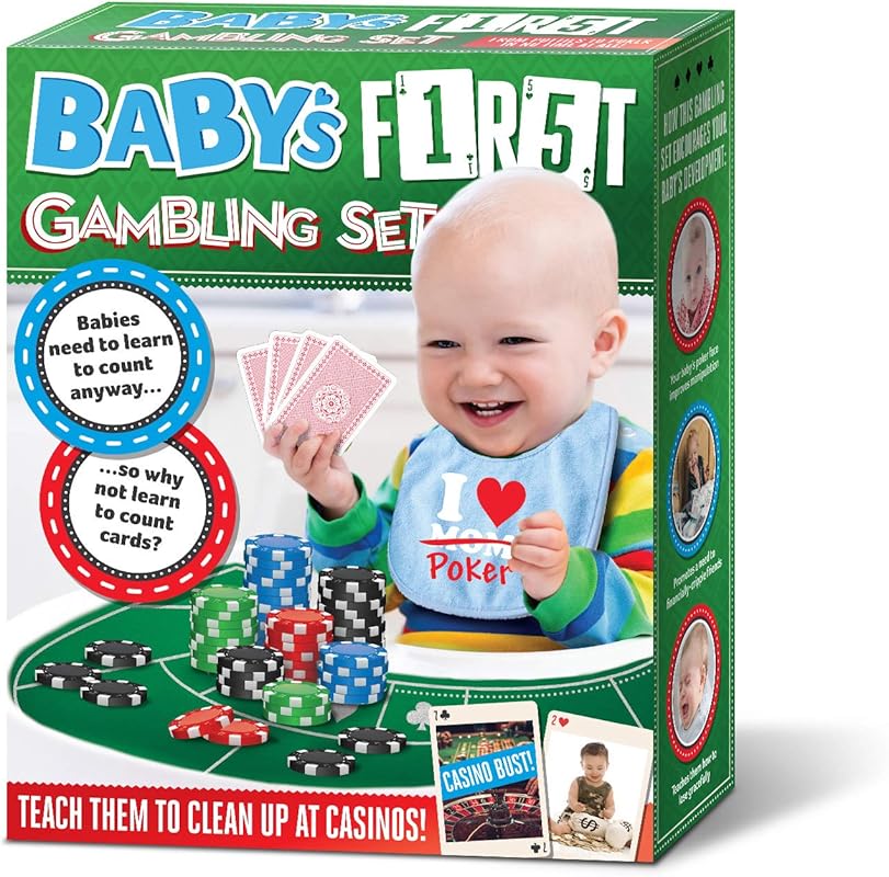 Prank Gift Box - Baby's First Gambling Kit, Hilarious Gag Gift and Fun