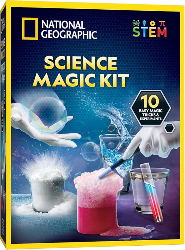 National Geographic Blue Marble Magic Chemistry Set for Kids 8-12 - 10