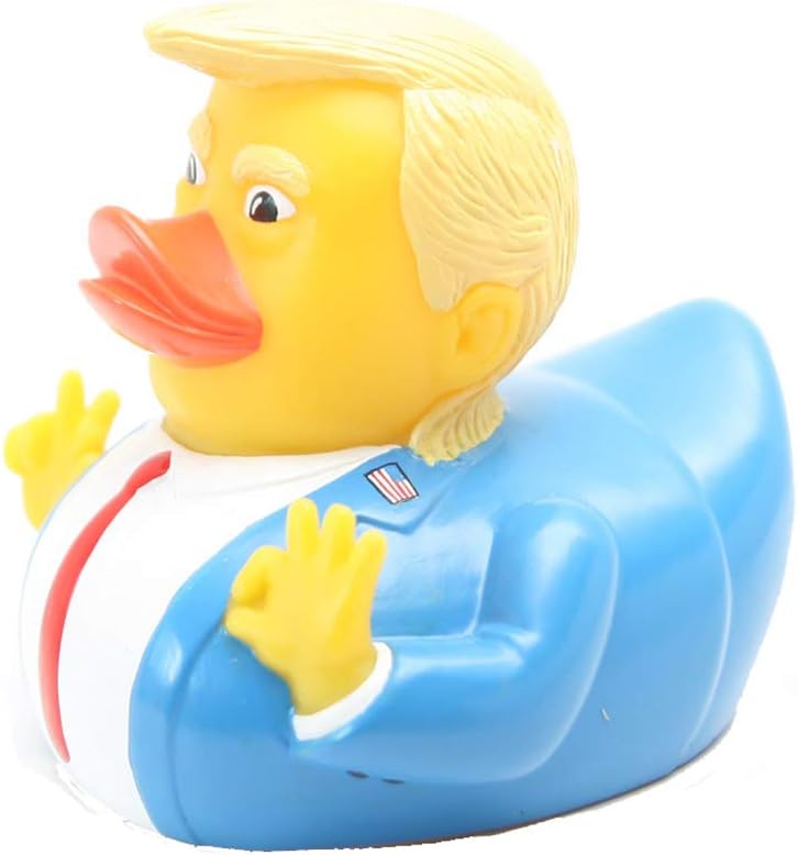 Baby Bath Toys Trump Rubber Squeak Duckies for Bath Time, Ideal Gift f