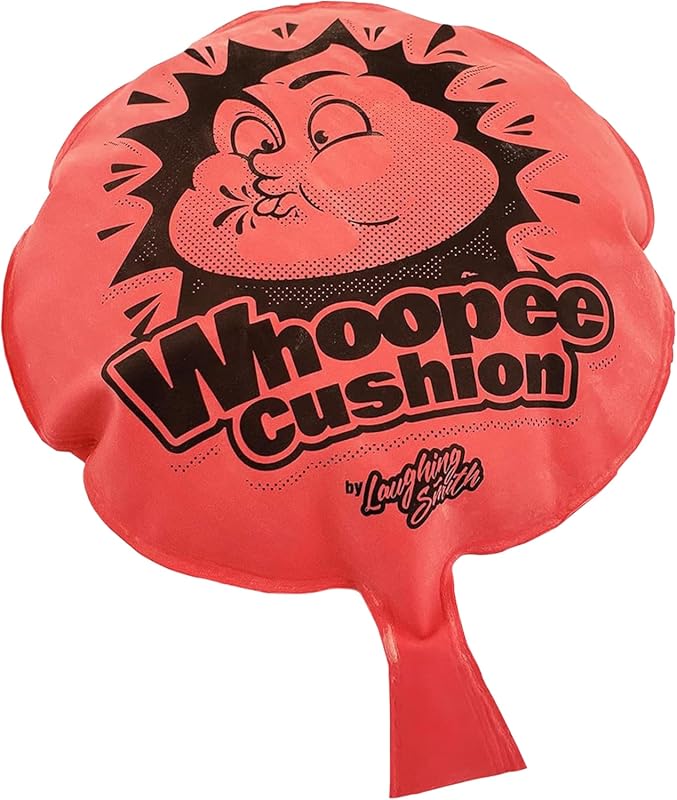 Laughing Smith Mega 8-Inch Whoopee Cushion, Giant Durable Fart Sound P