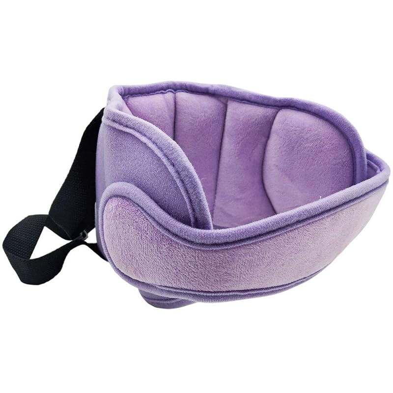 Baby Head Support Pillow for Car Seat, Adjustable Headrest Strap for T