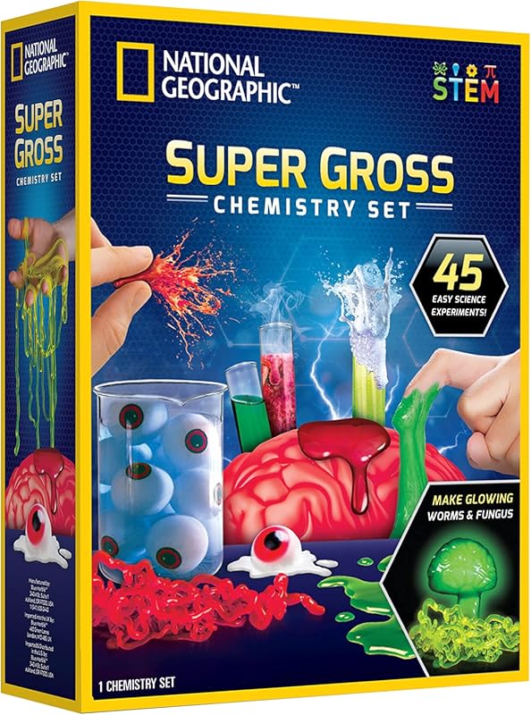 National Geographic Gross Science Kit with 45 Experiments - STEM Birth