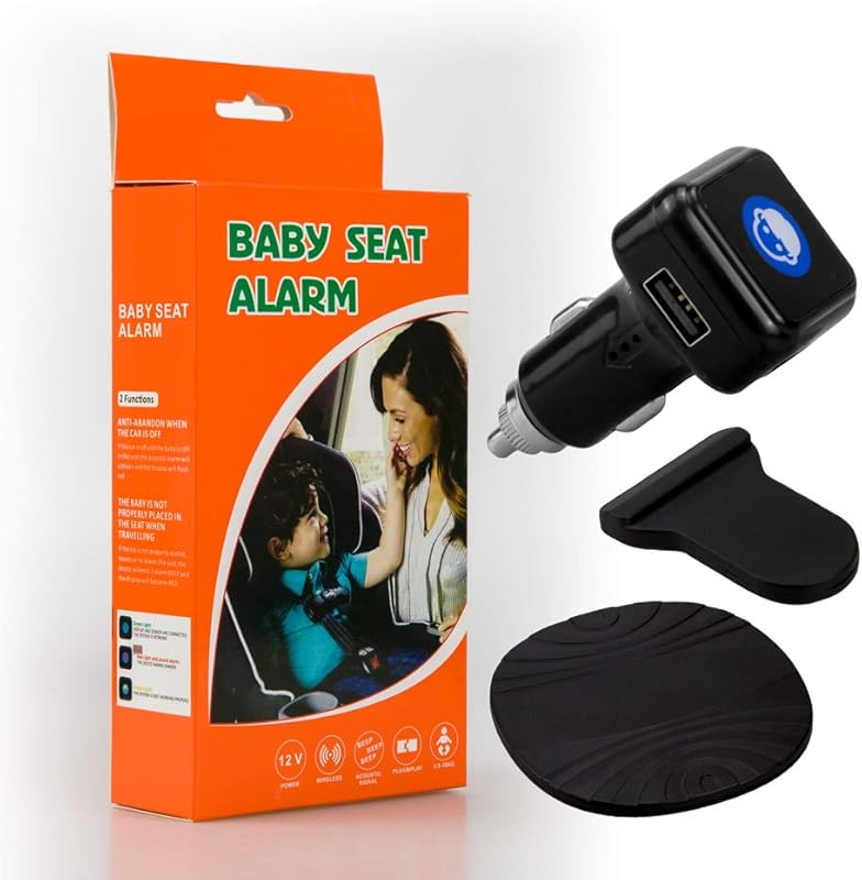 EASYGUARD BAS001 Baby Car Seat Alarm Reminder Pad with Light and Sound