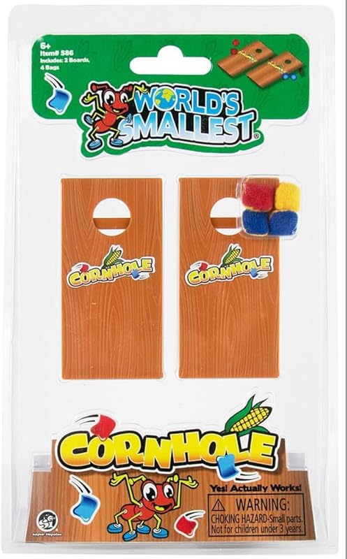 Adorable Mini Cornhole Set – Fully Functional Palm-Sized Game Perfect