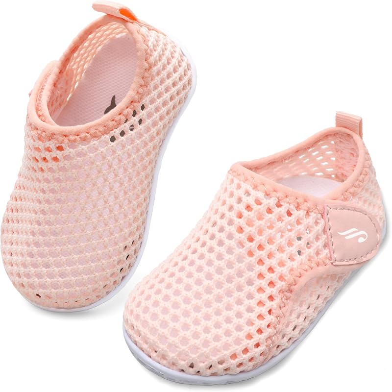 JIASUQI Baby Barefoot Swim Water Shoes Athletic Sandals for Boys and G