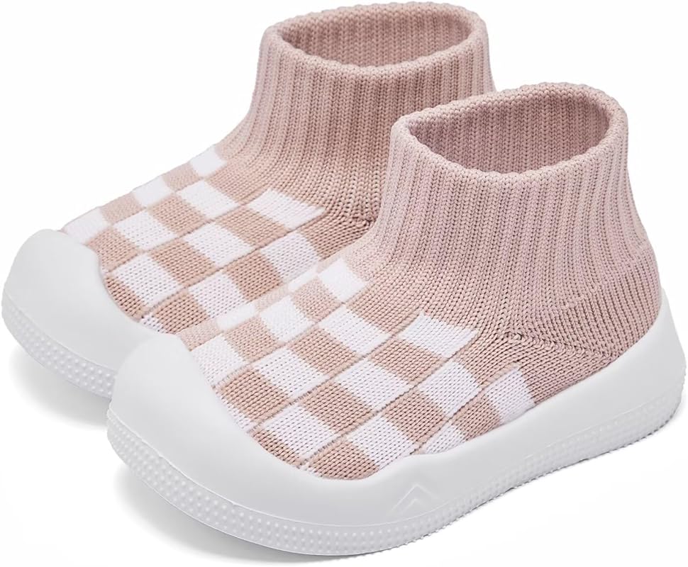 Eashi Non-Skid Indoor Infant Walking Shoes for Baby Boys & Girls, Brea