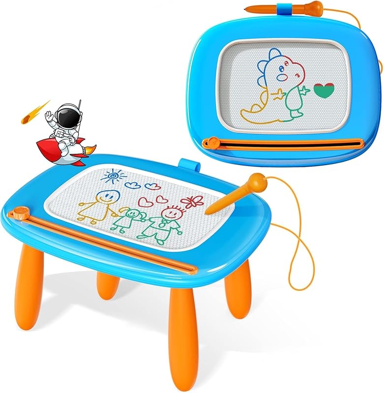 Kikidex Magnetic Drawing Board for Toddlers Ages 1-3, Educational Dood