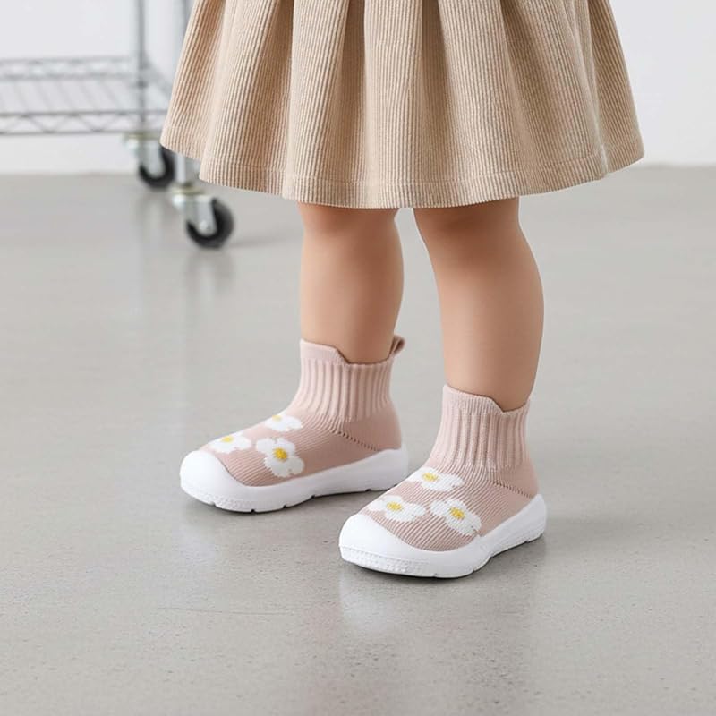 MORENDL Toddler Sock Shoes Baby Walking Soft Non-Slip Slippers for Boy