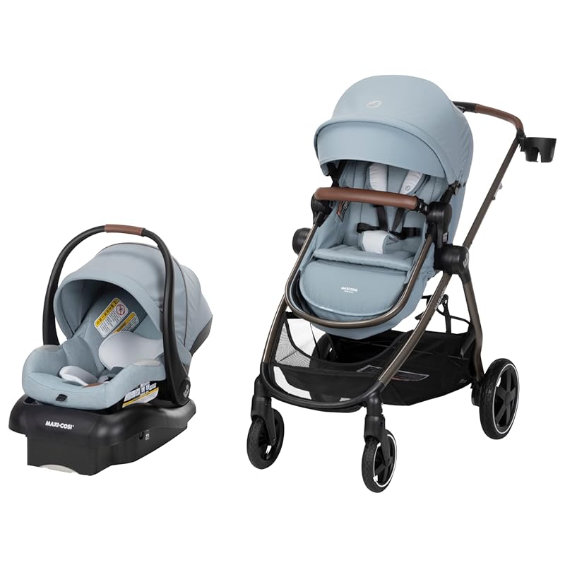 Maxi-Cosi Zelia Luxe 5-in-1 Modular Baby Travel System with Infant Car