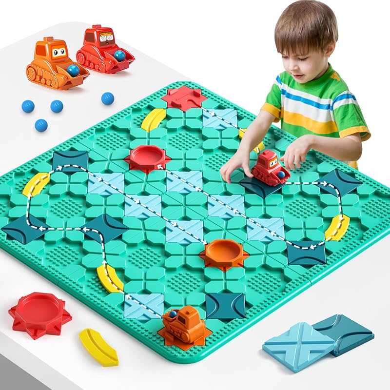 Logical Road Builder STEM Family Board Game Educational Puzzle for Kid