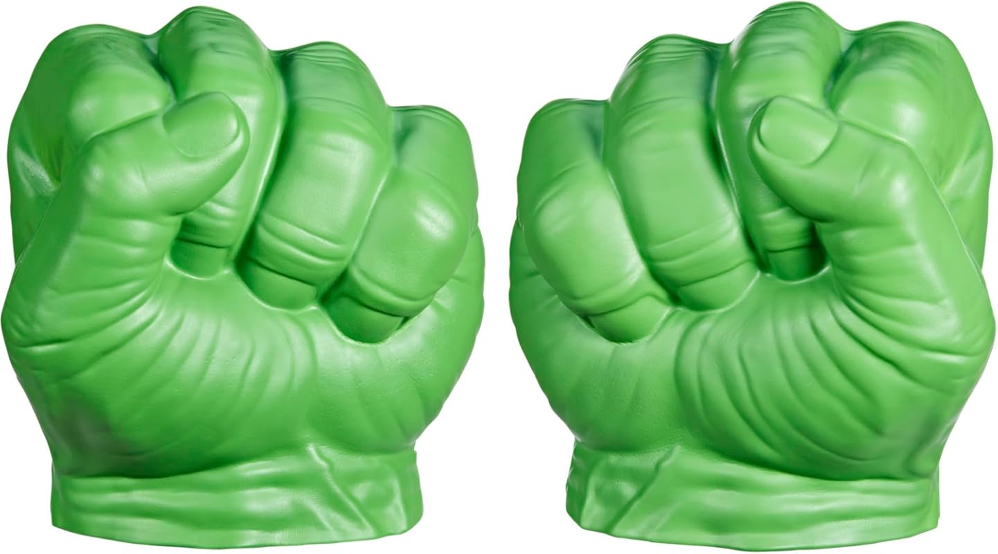 Marvel Hulk Gamma Smash Fists Soft Foam Role Play Toy, Avengers Superh