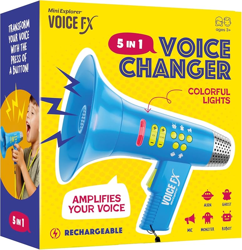Mini Explorer Voice Changer for Kids, Fun Easter and Birthday Gift for