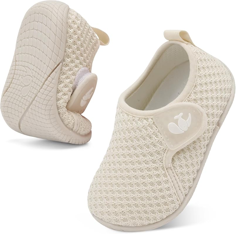 FEETCITY Toddler Slip-On Walking Shoes, Casual Sports Sneakers for Boy