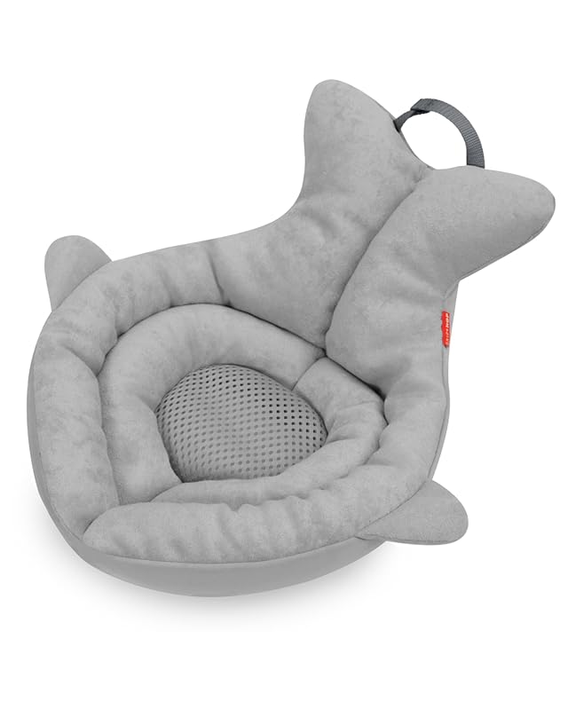 Skip Hop Moby Soft Sink Baby Bath Tub in Gray, Comfortable and Durable