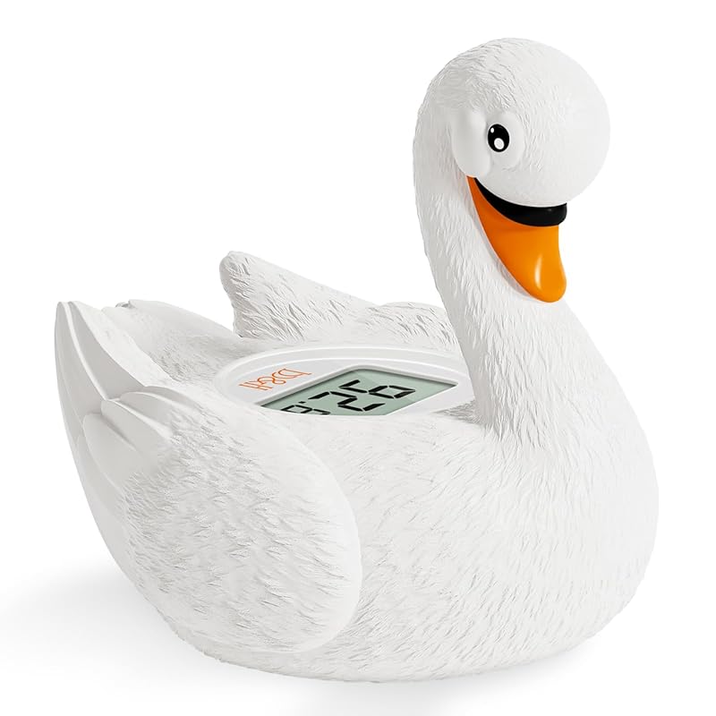 b&h Swan Digital Baby Bath Thermometer with Waterproof Floating Design