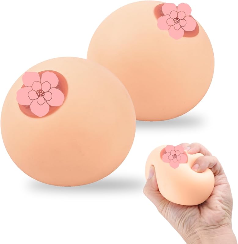 Pandahero 2 Pack Squishy Stress Balls - Perfect Funny Gifts for Adults