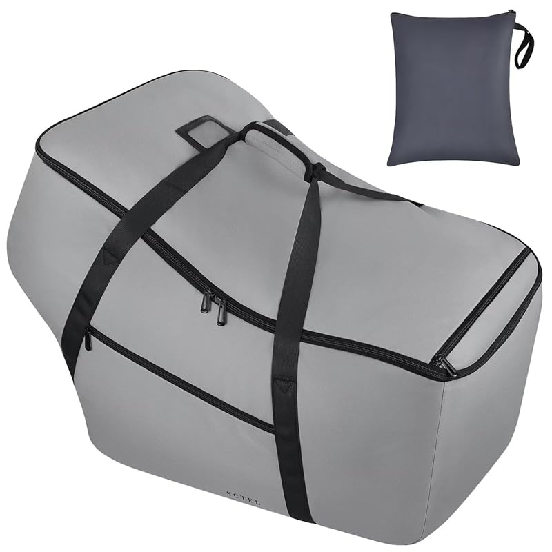 Infant Car Seat Travel Bag with Anti-Rebound Bar Base, Fits Chicco, Gr