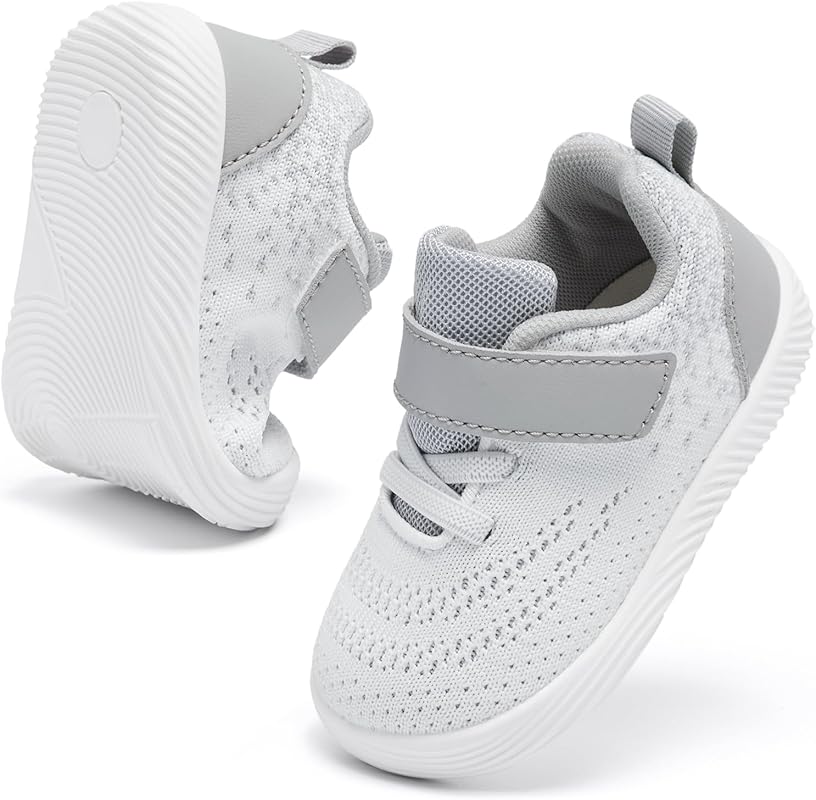 MORENDL Lightweight Breathable Toddler Sneakers for Boys and Girls, Ba