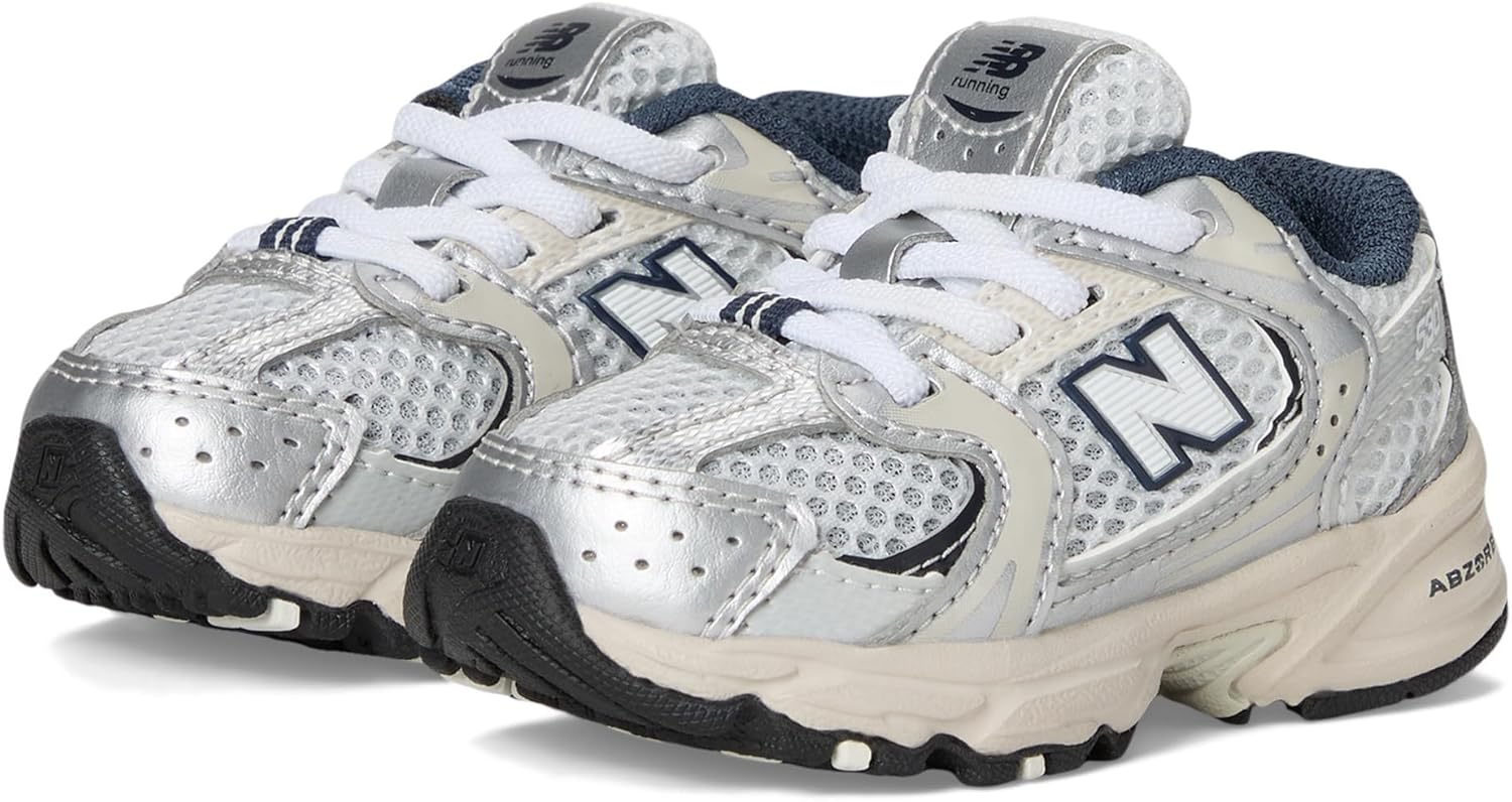 New Balance Baby-Boys 530 Bungee Sneakers for Infant and Toddler with 