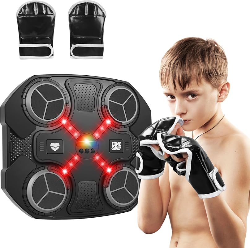 Music Boxing Machine Wall-Mounted Bluetooth Smart Punching Target with