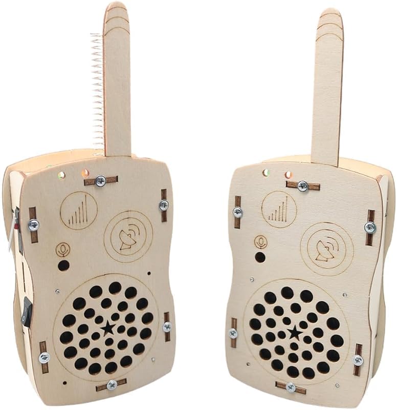 STEM Building Kit to Make Your Own Walkie Talkies for Kids Ages 6-14 -