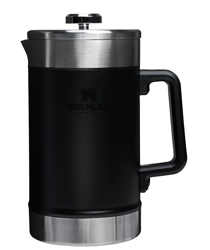 STANLEY Stay-Hot Insulated Stainless Steel French Press Coffee Maker 4