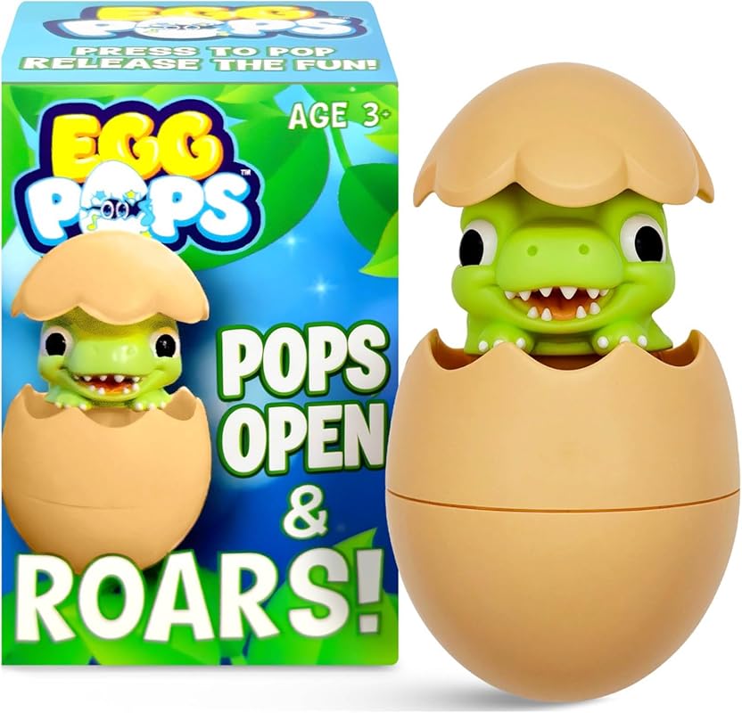 Egg Pops Talking Easter Egg Toy with Figure Popup and Sounds, Interact