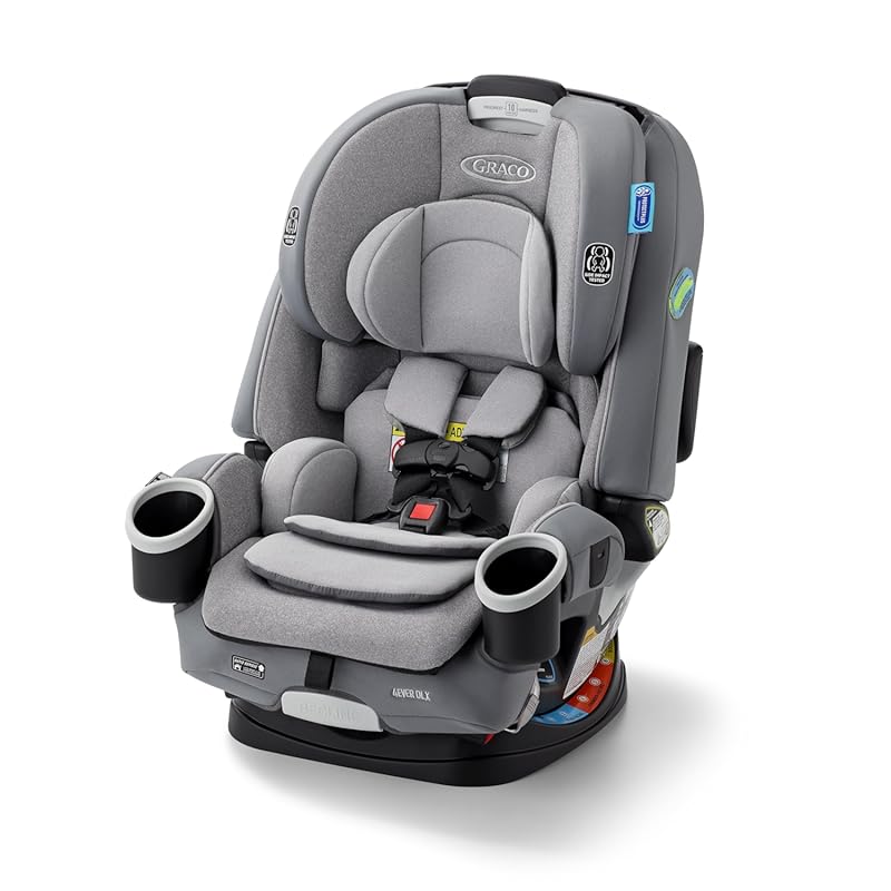 Graco 4Ever DLX 4-in-1 Car Seat, Infant to Booster with 10 Years Use, 