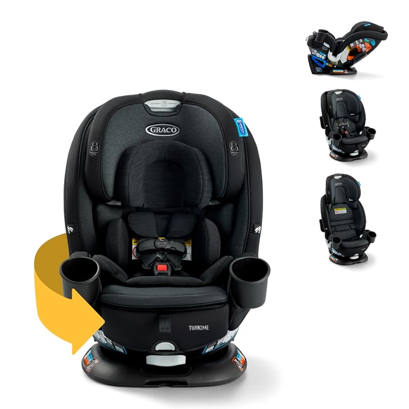 Graco Turn2Me 3-in-1 Rotating Convertible Car Seat with Steel Frame, A