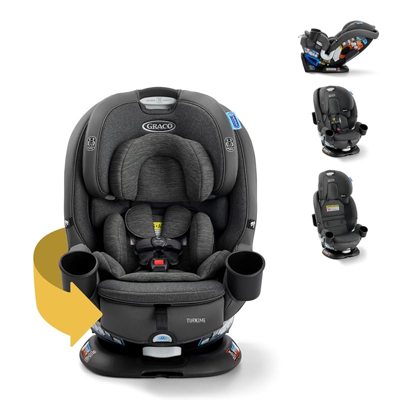 Graco Turn2Me 3-in-1 Rotating Convertible Car Seat, Rear-Facing Rotati