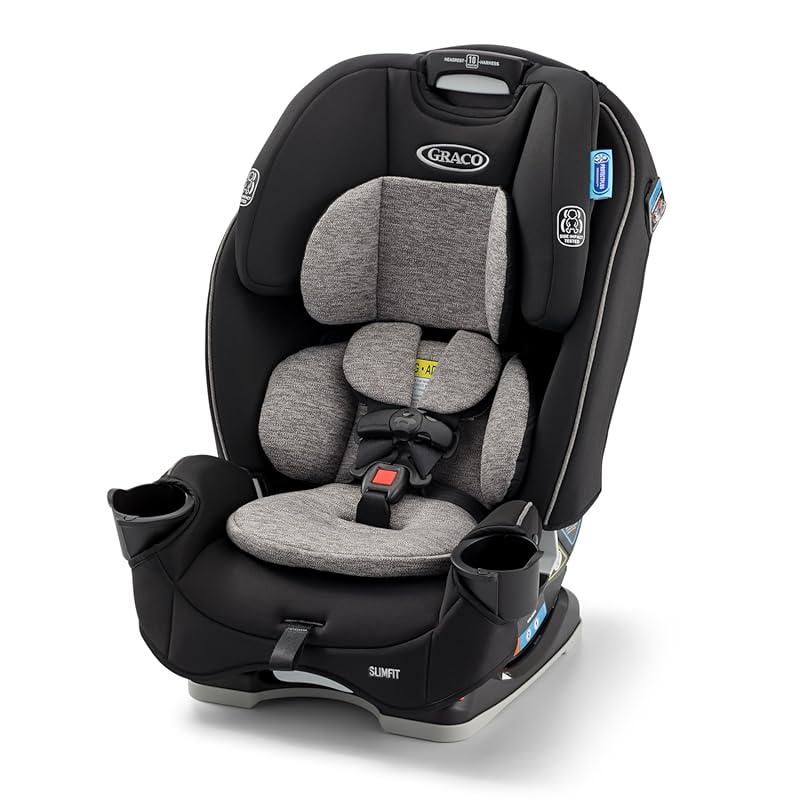 Graco Slimfit 3-in-1 Convertible Car Seat with Ultra-Space-Saving Desi