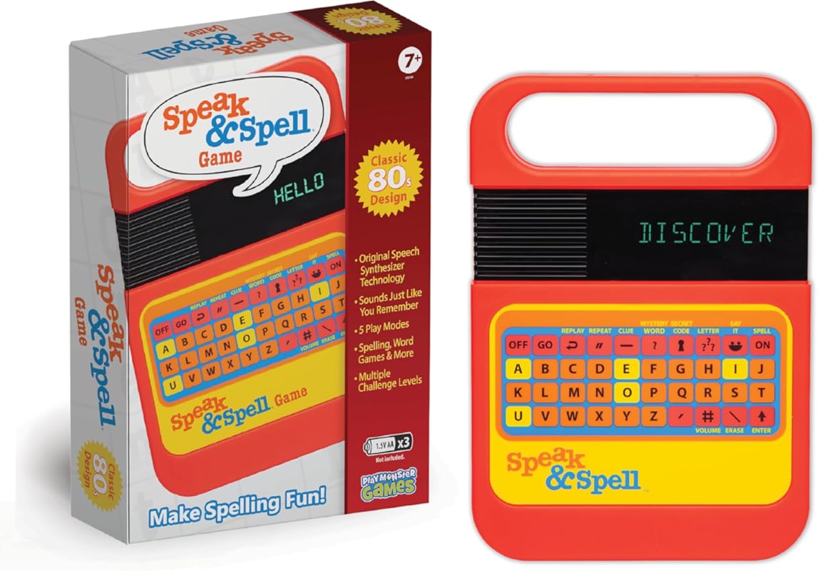 Speak & Spell Electronic Game, Educational Spelling Toy with 80s Retro