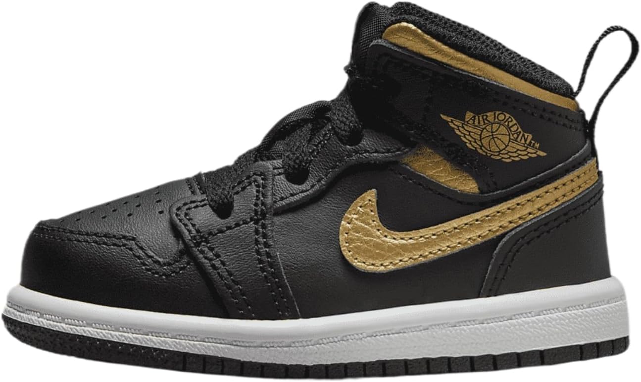 Nike Kid's Air Jordan 1 Mid Sneaker, Classic Style with Comfort and Du