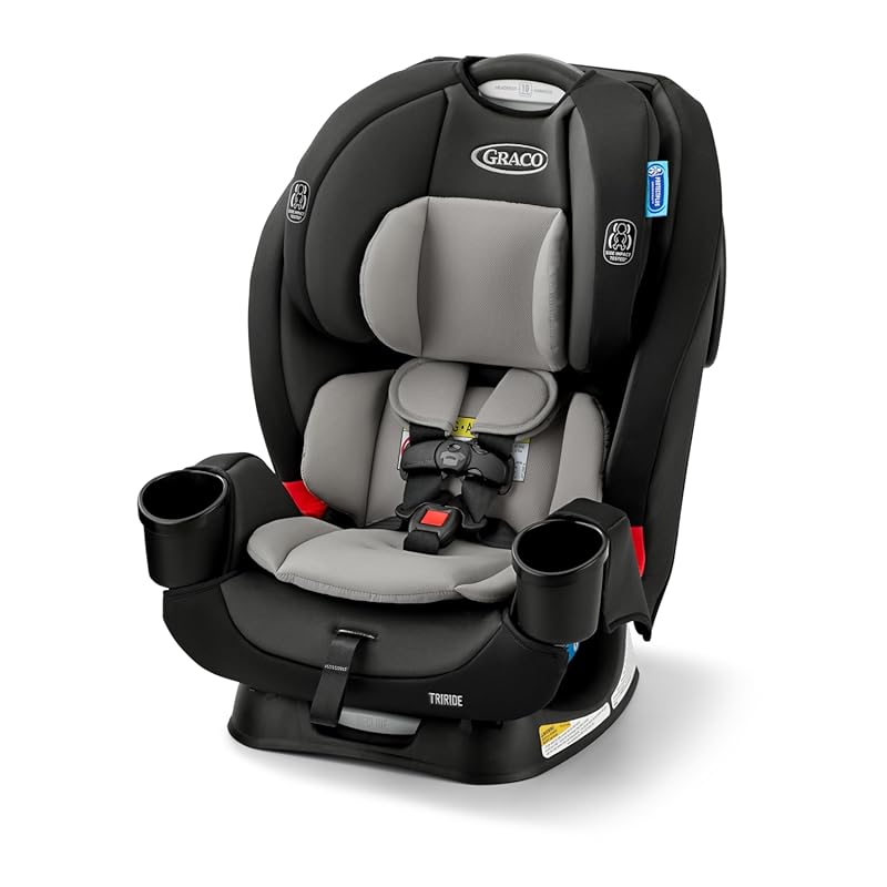 Graco TriRide 3-in-1 Convertible Car Seat, Highback Booster, Rear & Fo