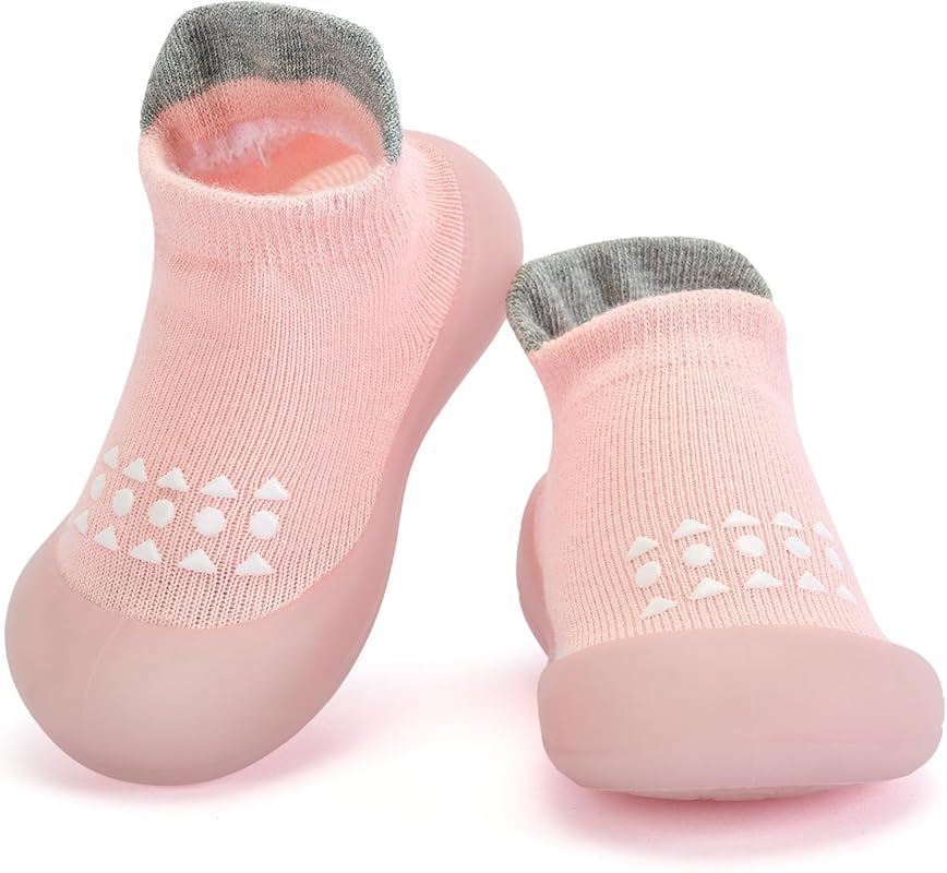 BACSAC Infant Walking Shoes Breathable Baby Sock Sneakers with Soft No