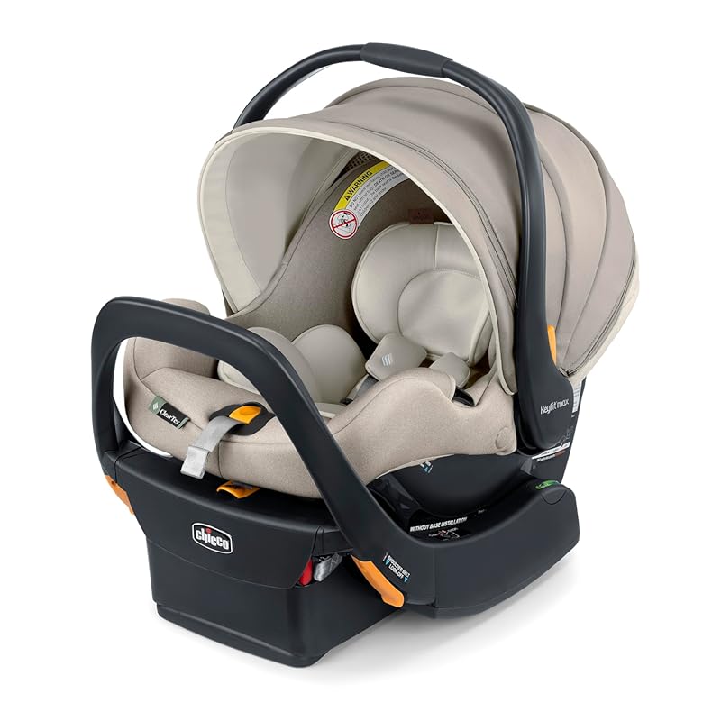Chicco KeyFit Max Zip ClearTex Infant Car Seat and Base, Rear-Facing 4