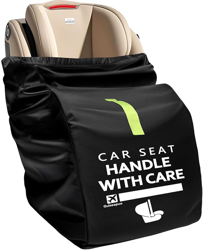 Guiseapue Car Seat Travel Bag for Airplane, Fits All Car Seats Includi