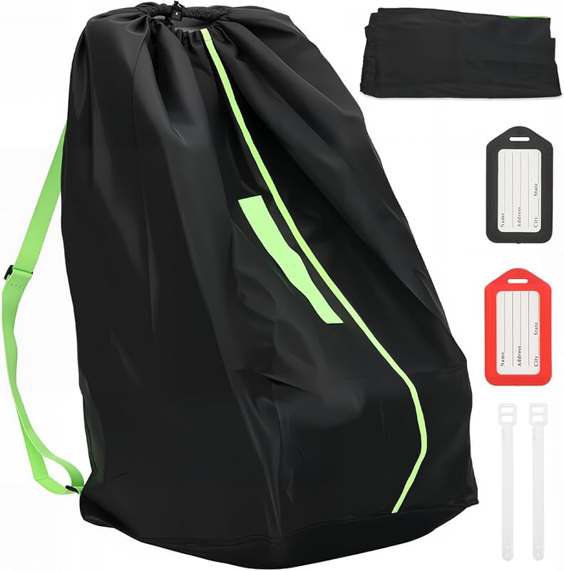 Saranna Large Car Seat Travel Bag for Airplane with Shoulder Straps &