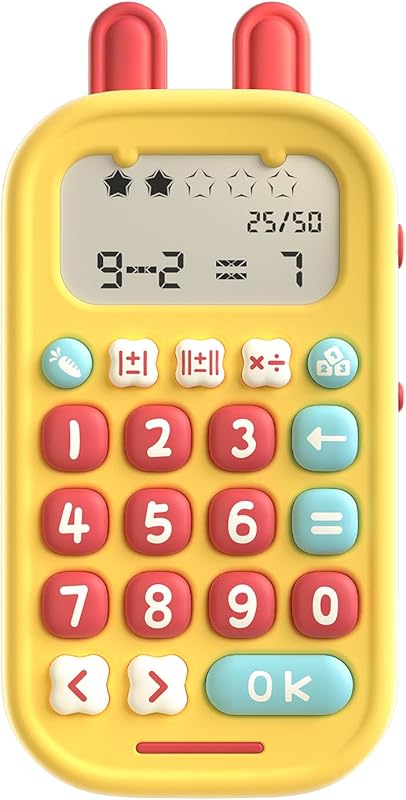 alilo Portable Math Games Toy for Kids Ages 5-12, 19 Modes for Additio